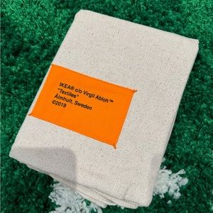 VIRGIL ABLOH x IKEA Markerad Collection PILLOW Cushion Cover Beige Case Sham NEW